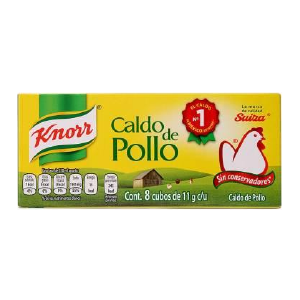 Caldo de pollo knorr