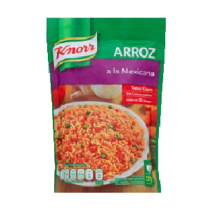 Arroz knorr a la mexicana instantaneo